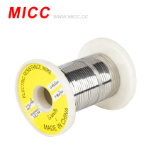 MICC haute température classe A NiCr8020 Nickel Chrome résistance électrique fil plat